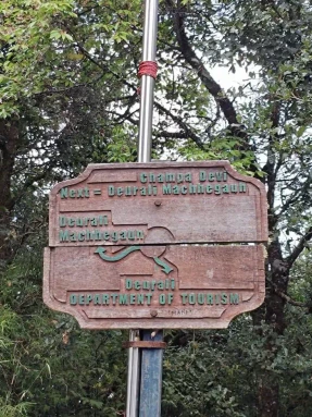 Map Board in the hike