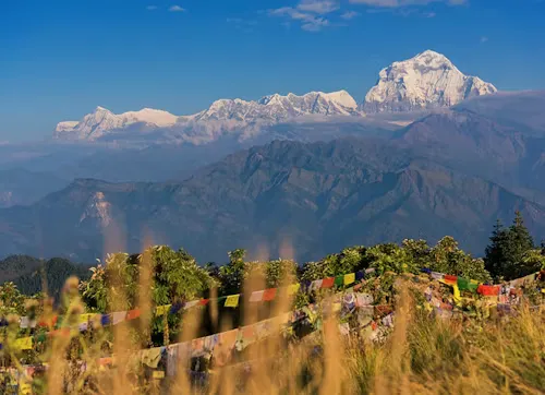 Sunrise view from Poon Hill with Annapurna range