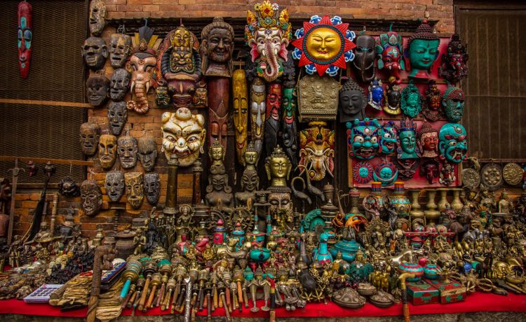 Shopping at Bhaktapur