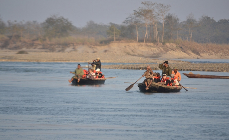 Boating in Nepal