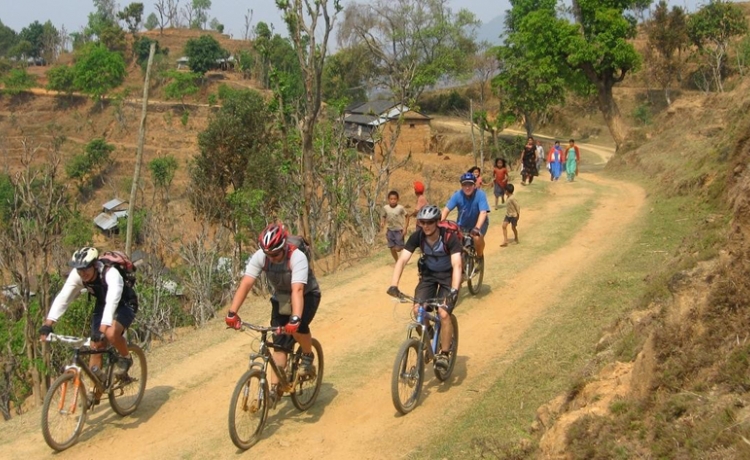 Bicycling in Nepal