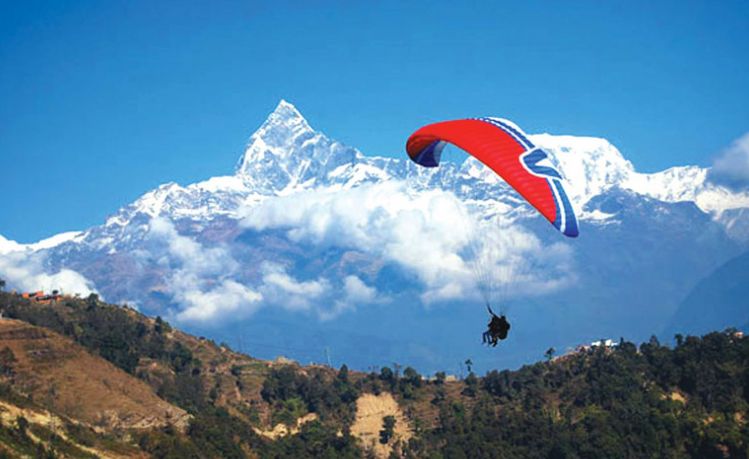 Paragliding in Pokhara