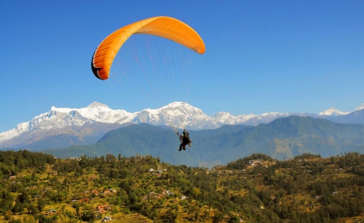 Paragliding in Nepal