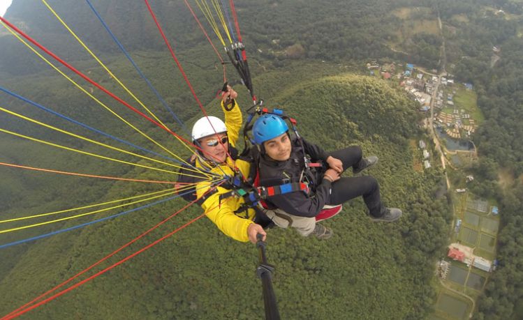 Paragliding in Kathmandu