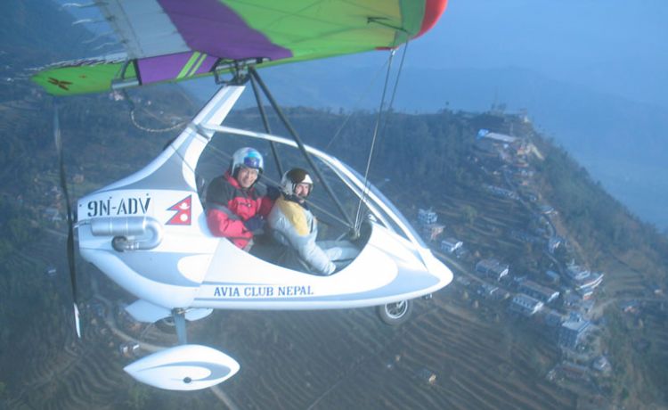 Ultra Light Aircraft in Pokhara