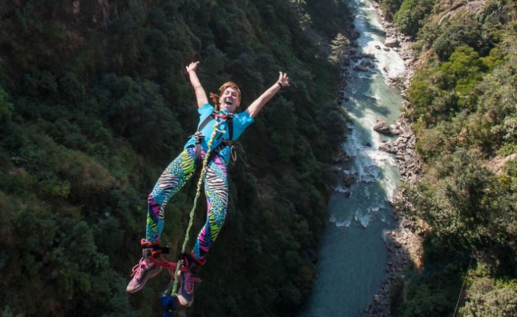 Bungee Jumping at Bhotekoshi