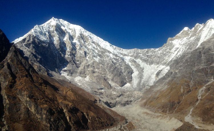 Langtang Lirung from Kyangjing