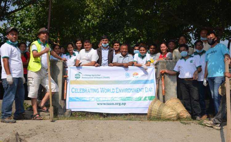 TAAN organizes clean-up program in Shobha Bhagbati area