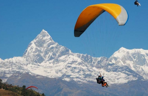 Paragliding in Nepal