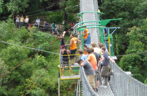 Bungee Jumping at Bhotekoshi