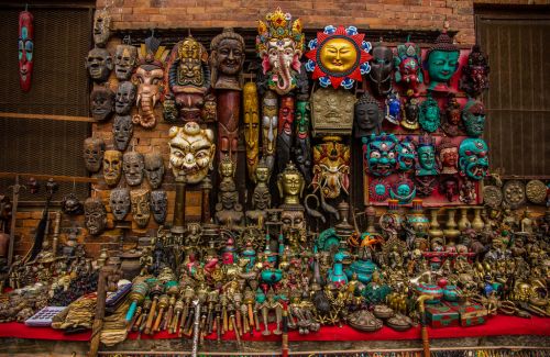 Shopping at Bhaktapur