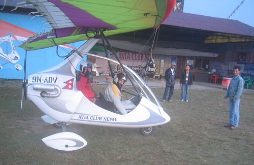 Ultra Light Aircraft in Pokhara