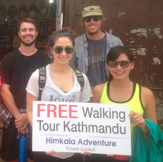 “If you're in Kathmandu-- do a walking tour (or day hike!)”